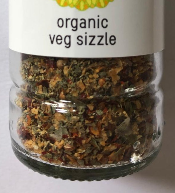 Organic veg sizzle (grinder) - 100ml (In Stock)