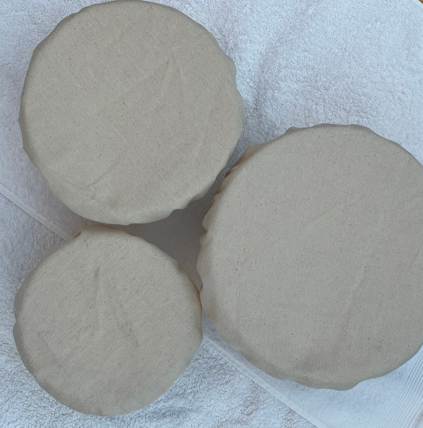 100% Cotton Food Covers, set of 3