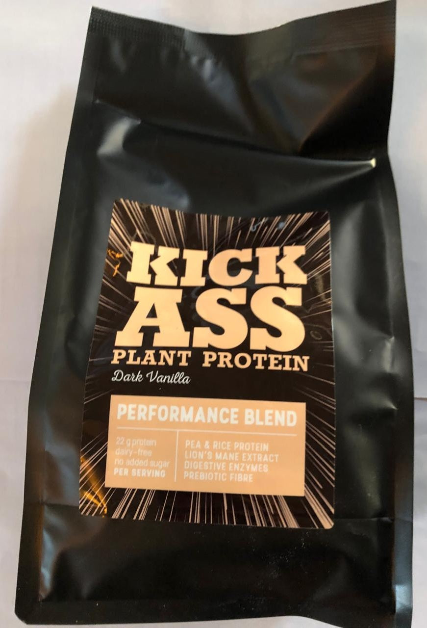 Kick Ass: Plant Protein Performance Blend, Dark Vanilla flavour