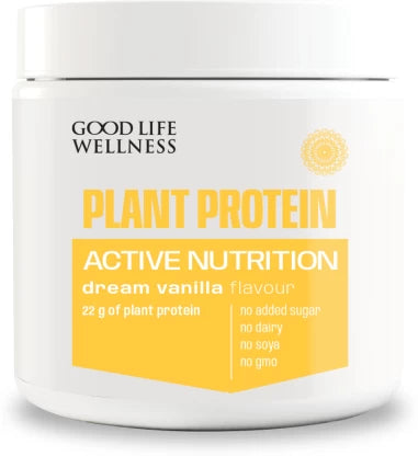 Good Life Wellness: Plant Protein Active Nutrition, Dream Vanilla Flavour - 600g