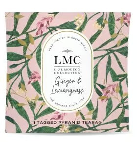 LMC Ginger and Lemongrass Rooibos Tea - 15 envelopes