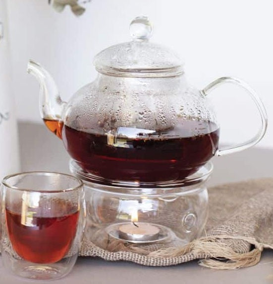Glass teapot with strainer - 800ml