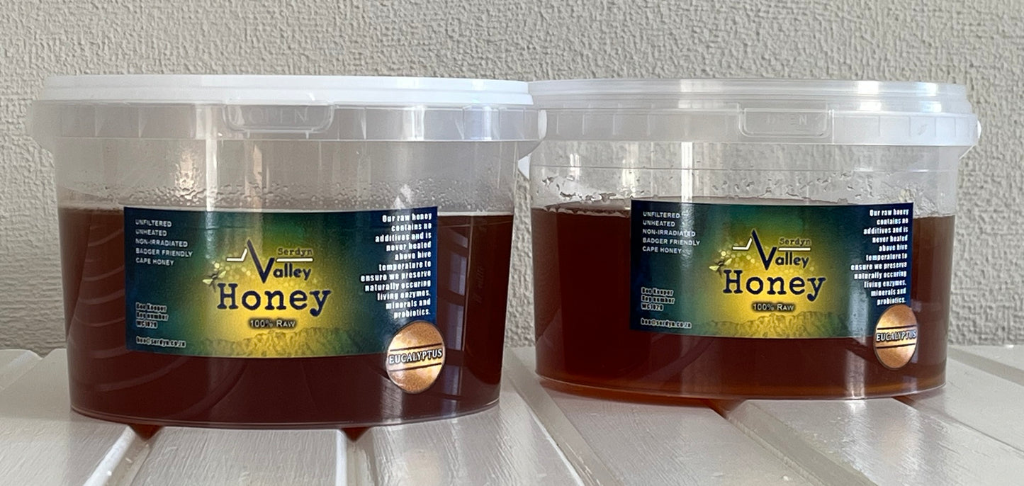 Raw Eucalyptus Honey - 2kg bucket