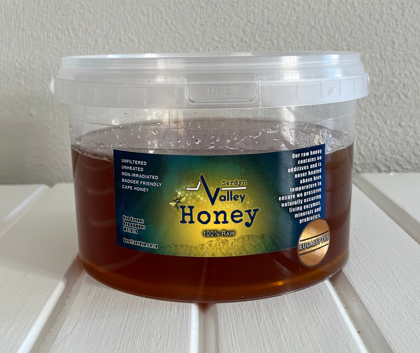 Raw Eucalyptus Honey - 2kg bucket