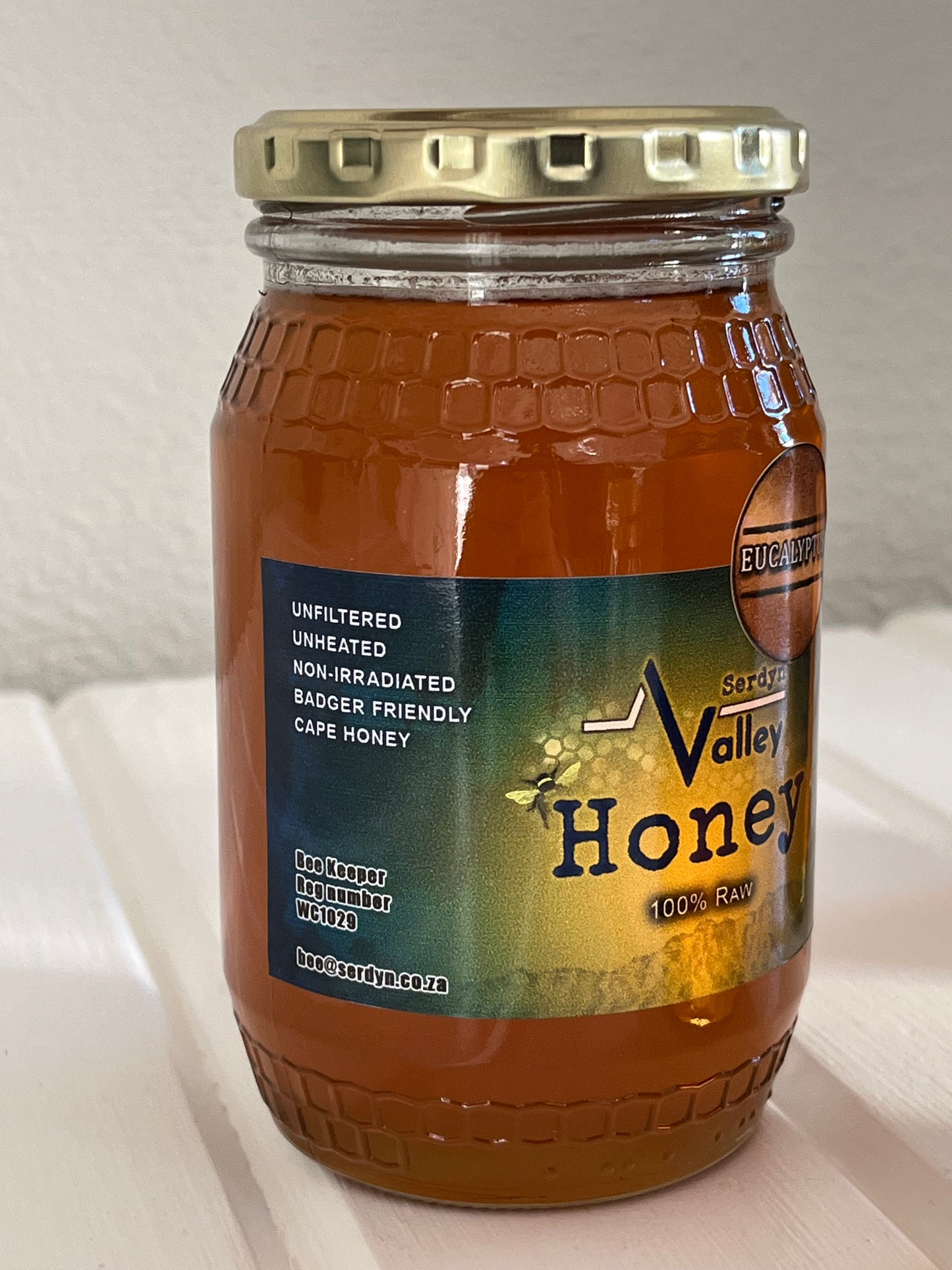 Raw Eucalyptus Honey - glass jar (500g)