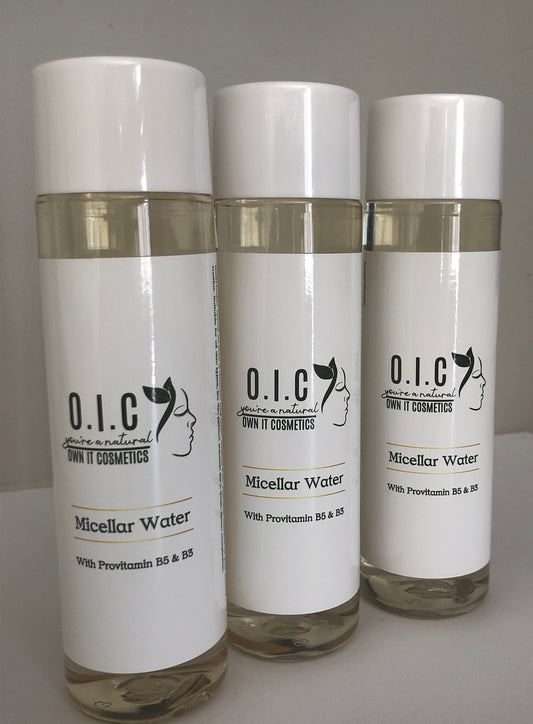 Micellar water with Provitamin B5 & B3 (facial toner and make-up remover) - 200ml