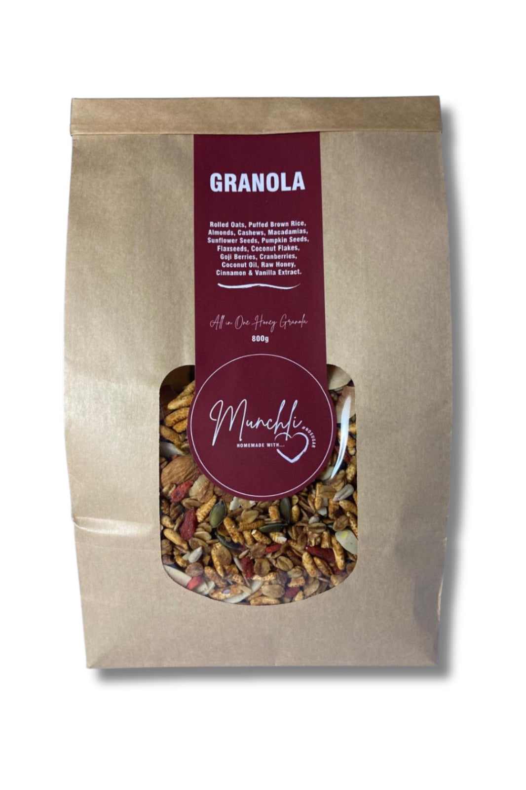 Munchli All-in-one honey granola - 400g or 800g