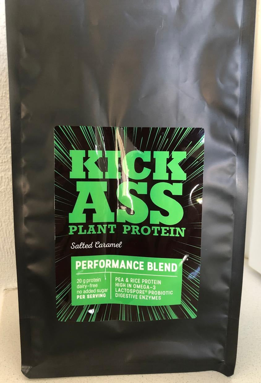 Kick Ass: Plant Protein Performance Blend, Salted Caramel flavour