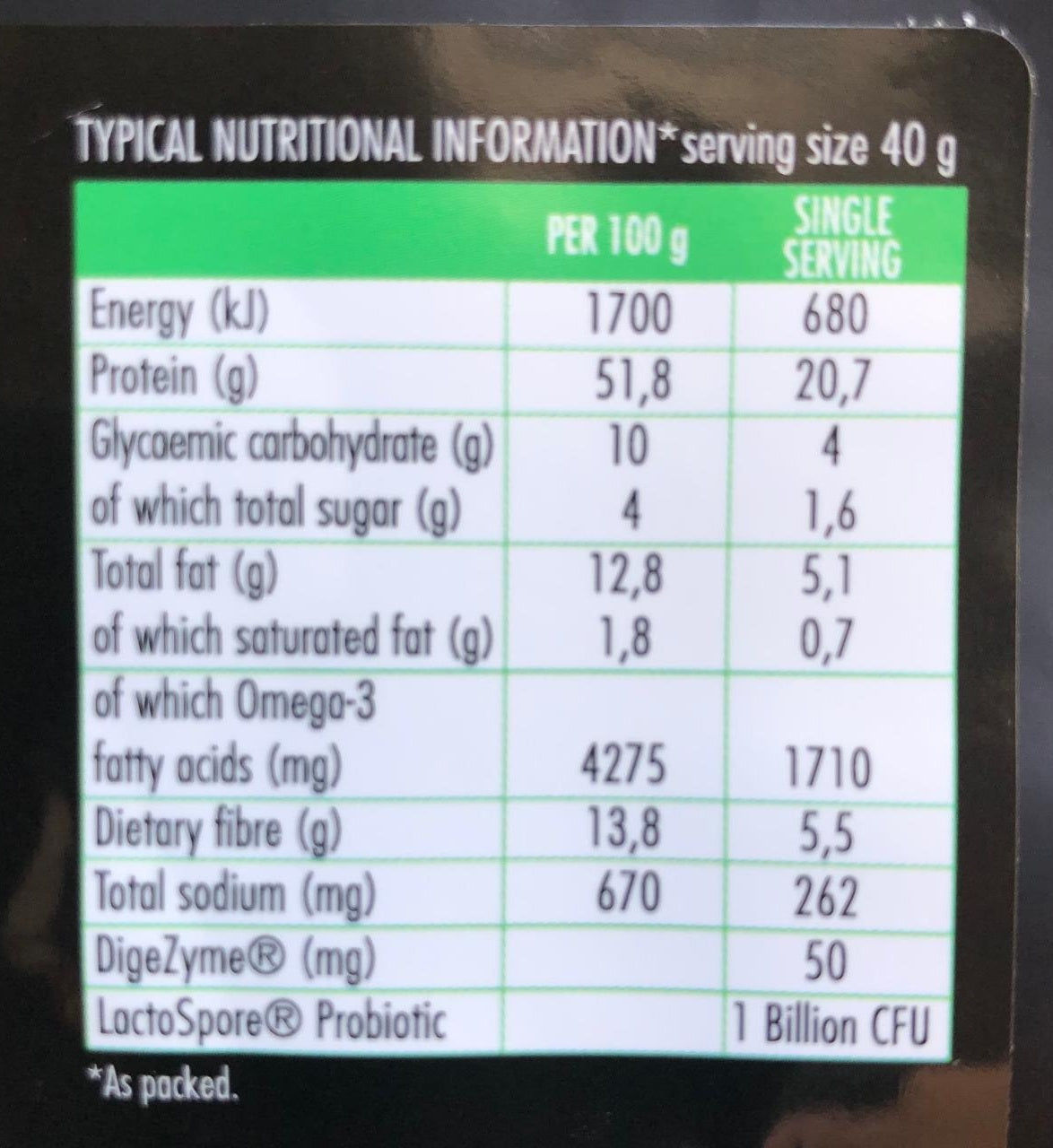 Kick Ass: Plant Protein Performance Blend, Salted Caramel flavour