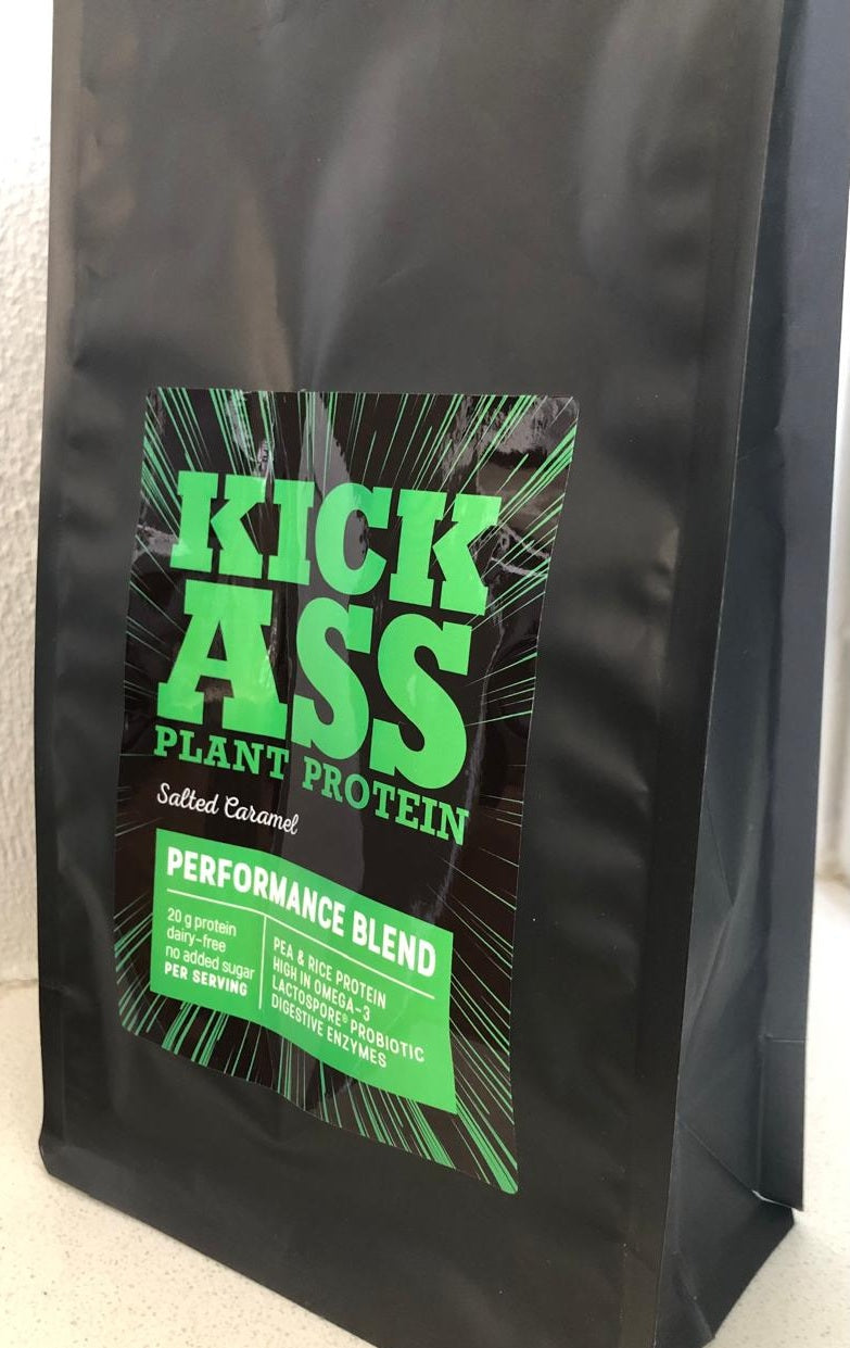 Kick Ass: Plant Protein Performance Blend, Salted Caramel flavour