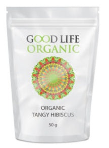 Organic Tangy Hibiscus Tea (contains Lemon Balm)