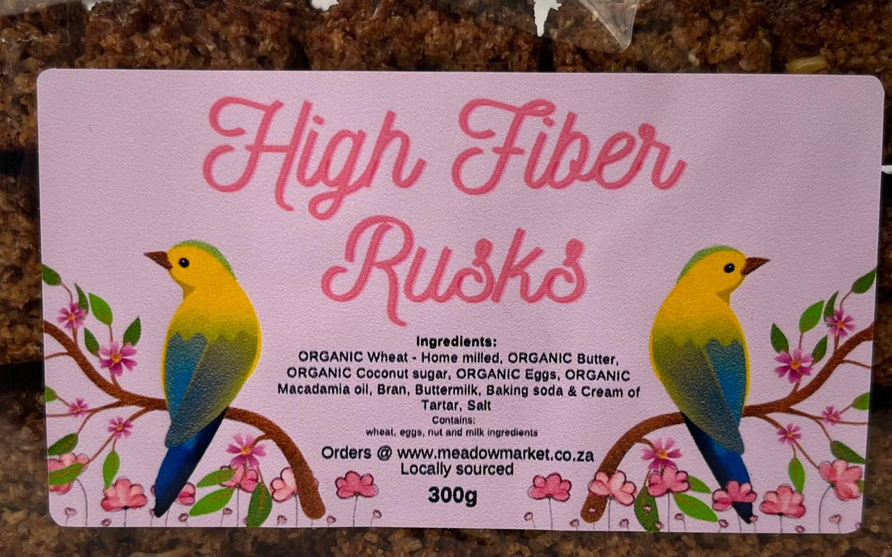 High Fiber Rusks - 300g