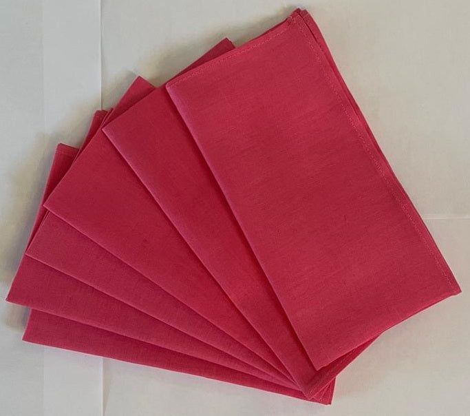 Natural Fibre Napkins, set of 6