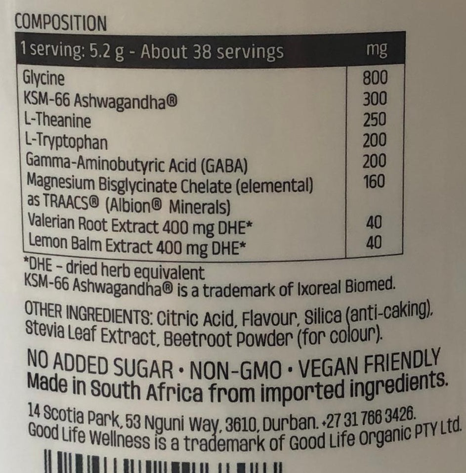 Good Life Wellness: Zzzz Sleep Support - 200g