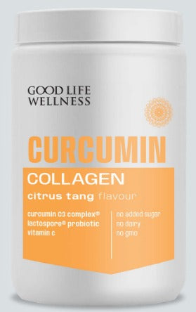 Good Life Wellness: Collagen and Curcumin, Citrus Tang flavour - 270g