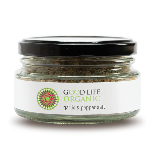 Organic Garlic and Pepper Finishing Salt